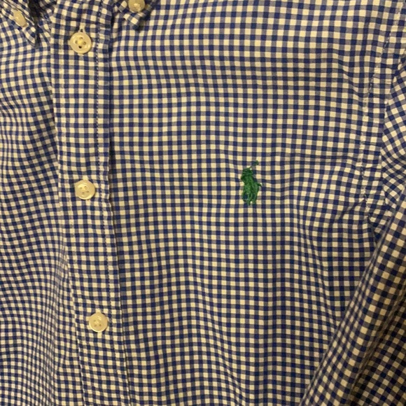 Polo Button up check Shirt - Picture 2 of 3